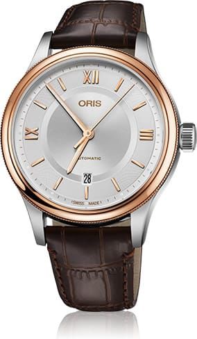 luxury Replica ORIS CLASSIC DATE STEEL GOLD watch 01-733-7719-4371-07-5-20-32